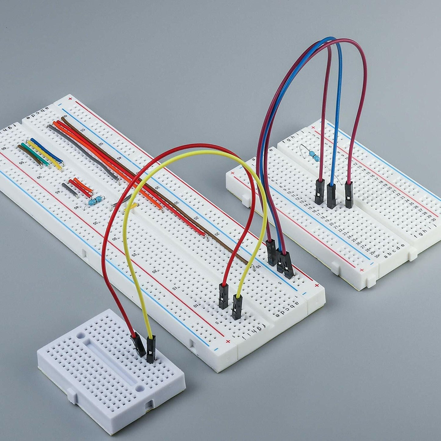 16Pcs Breadboard 400 Tie Point Solderless Prototype PCB Protoboard for Arduino